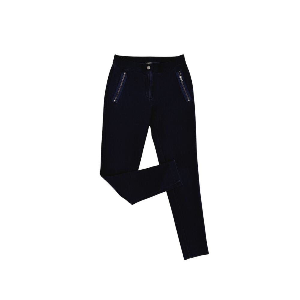 Crewcuts Girls Navy Side Zipper Leggings